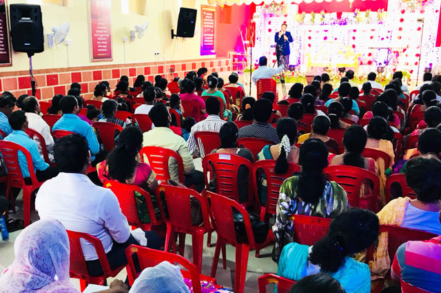 Grace Ministry Celebrated the Feast of Divine Mercy 2018 along with the 5th Anniversary of Prayer Center with grandeur in Mangalore here on April 6, 2018.